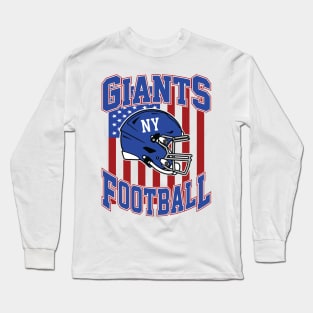 Retro Giants Football Long Sleeve T-Shirt